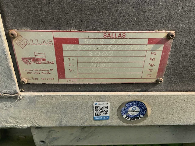 2002 sallas st aanhangwagen - afbeelding 9 van  9
