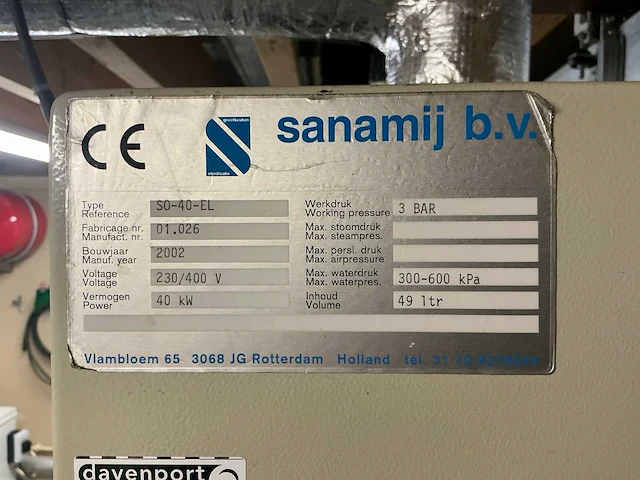 2002 sanamij so-40-el stoomopwekker - afbeelding 11 van  13