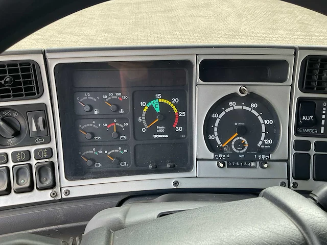 2002 scania r164 480 v8 oplegger-trekker - afbeelding 8 van  25