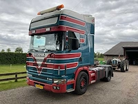 2002 scania r164la4x2na580 oplegger-trekker - afbeelding 1 van  25