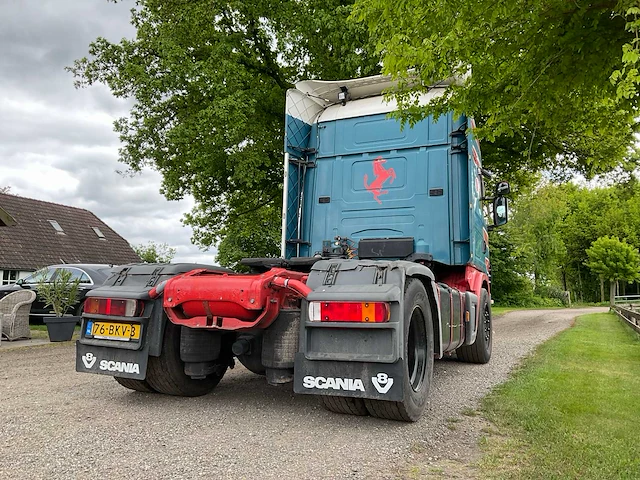 2002 scania r164la4x2na580 oplegger-trekker - afbeelding 19 van  25