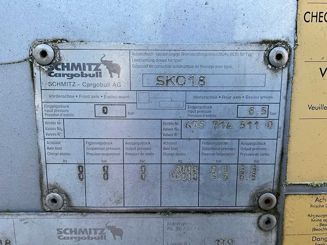 2002 schmitz sko 18 oplegger - afbeelding 24 van  28