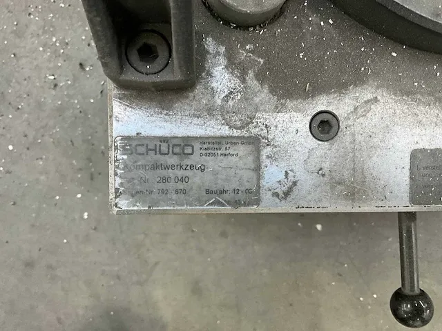 2002 schüco hydraulikpresse pers - afbeelding 11 van  11