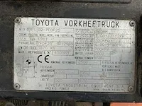 2002 toyota 02-7fdf25 vorkheftruck - afbeelding 13 van  20