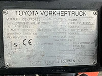 2002 toyota 02-7fdf25 vorkheftruck - afbeelding 17 van  24