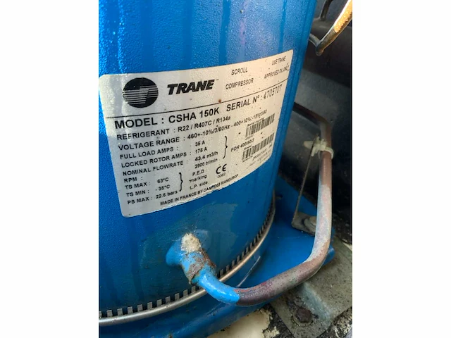 2002 trane cgan 400 chiller - afbeelding 6 van  8