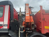 2002 volvo fm12.380 8x4 vrachtwagen tipper met atlas terex 125.2 a2 kraan - afbeelding 21 van  70