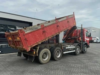 2002 volvo fm12.380 8x4 vrachtwagen tipper met atlas terex 125.2 a2 kraan - afbeelding 61 van  70