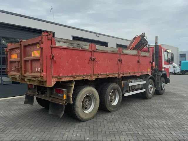 2002 volvo fm12.380 8x4 vrachtwagen tipper met atlas terex 125.2 a2 kraan - afbeelding 56 van  70
