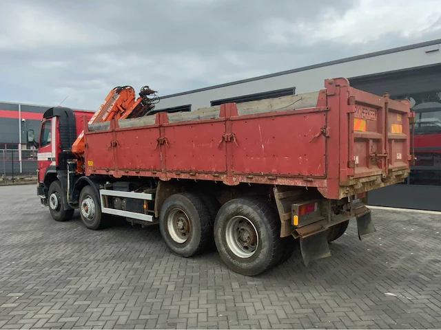 2002 volvo fm12.380 8x4 vrachtwagen tipper met atlas terex 125.2 a2 kraan - afbeelding 66 van  70