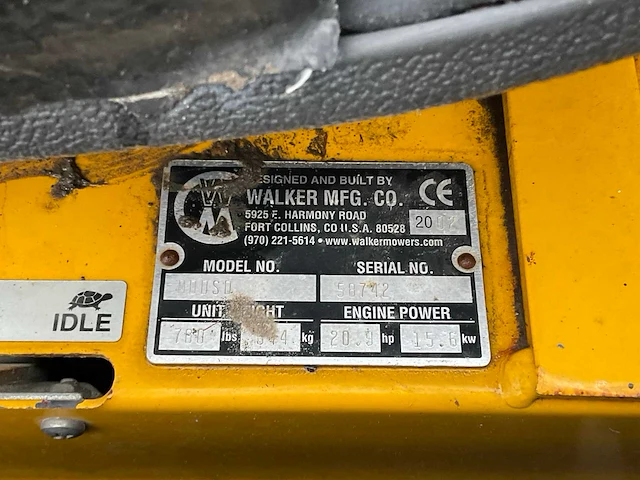 2002 walker mddsd maaimachine - afbeelding 12 van  12