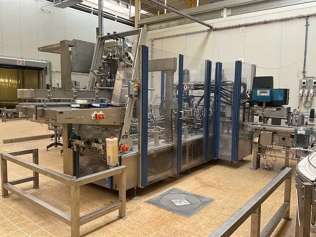 2003 a+f automation fördertechnik 470-2-22-w 2/3 formaat flexibele wrap-around verpakkingsinstallatie (c) - afbeelding 33 van  38