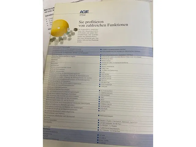 2003 agie classic 2s draadvonk- en erodeermachine - afbeelding 13 van  15