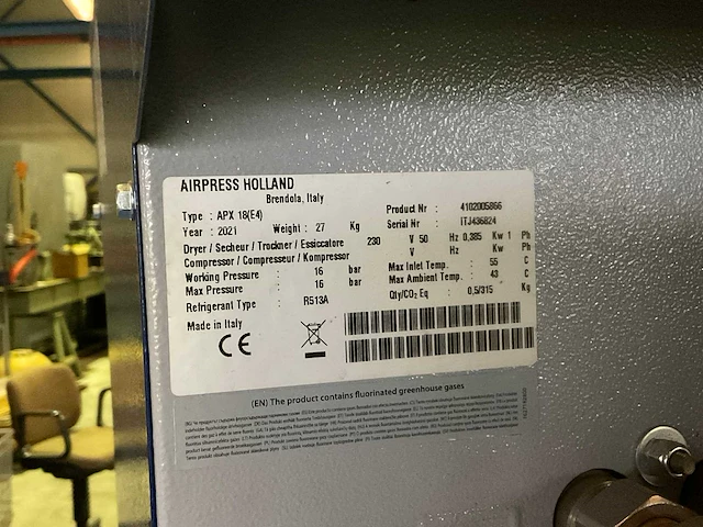 2003 airpress sck10-10 schroefcompressor - afbeelding 5 van  6