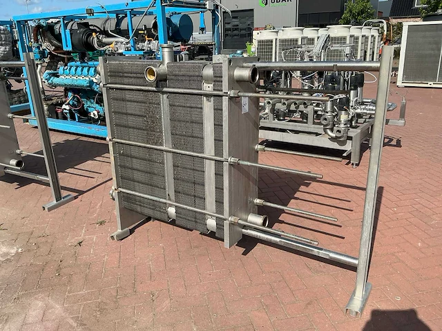 2003 apiheat transfer sigma m26tbn platen warmtewisselaar roestvaststaal - afbeelding 4 van  11