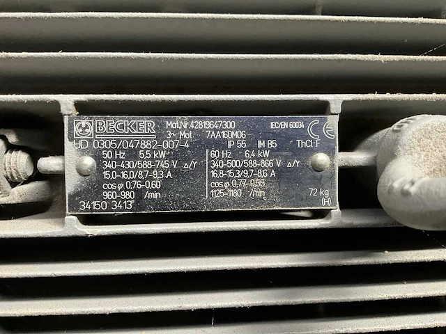 2003 becker vtlf250 vacuümpomp - afbeelding 5 van  5