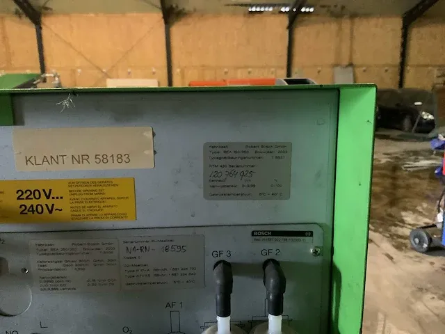 2003 bosch bea-350 emissie tester - afbeelding 6 van  8