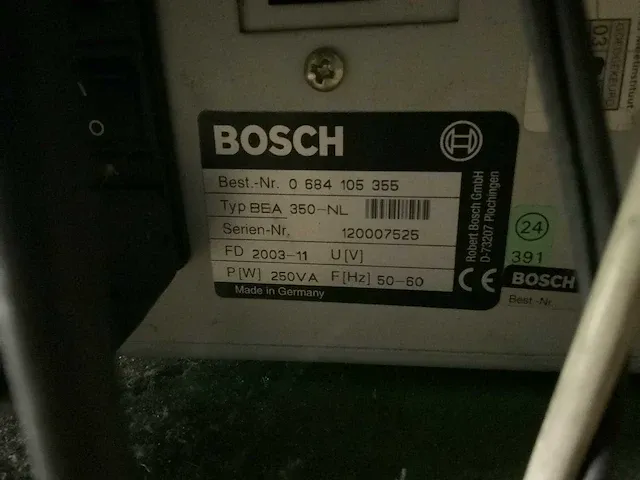 2003 bosch bea-350 emissie tester - afbeelding 8 van  8