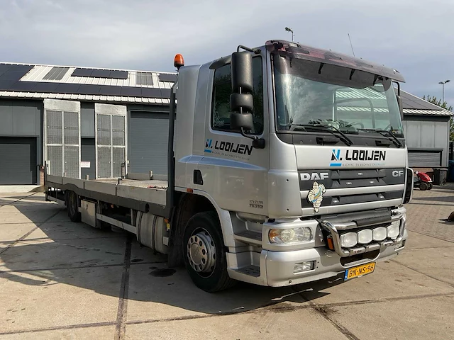 2003 daf ae75pc vrachtwagen, machinetransporter - afbeelding 11 van  16