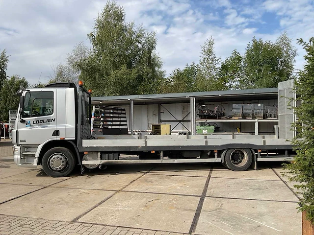 2003 daf ae75pc vrachtwagen, machinetransporter - afbeelding 13 van  16