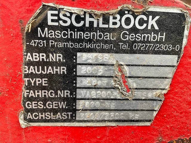 2003 eschlböck biber 70 houtversnipperaar - afbeelding 37 van  46