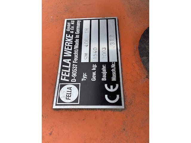 2003 fella werke sm 400 tr maaier - afbeelding 3 van  11