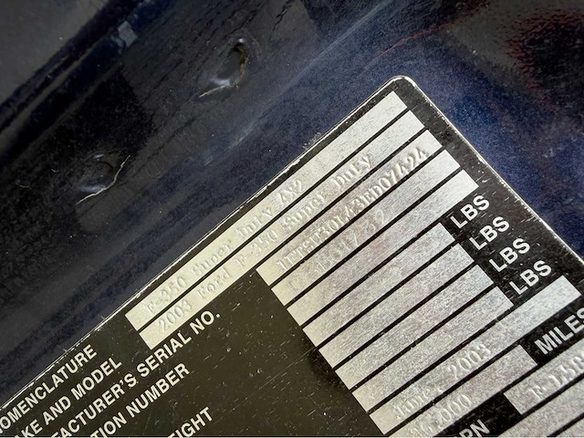 2003 ford f350 xl super duty personenauto - afbeelding 32 van  40