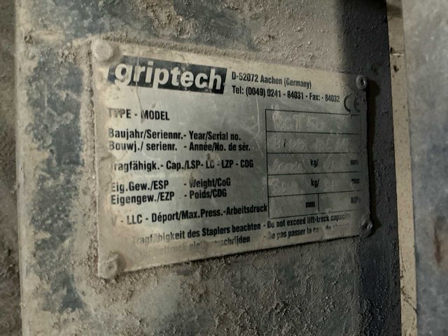 2003 griptech vgt 50 vorkenbord - afbeelding 5 van  5