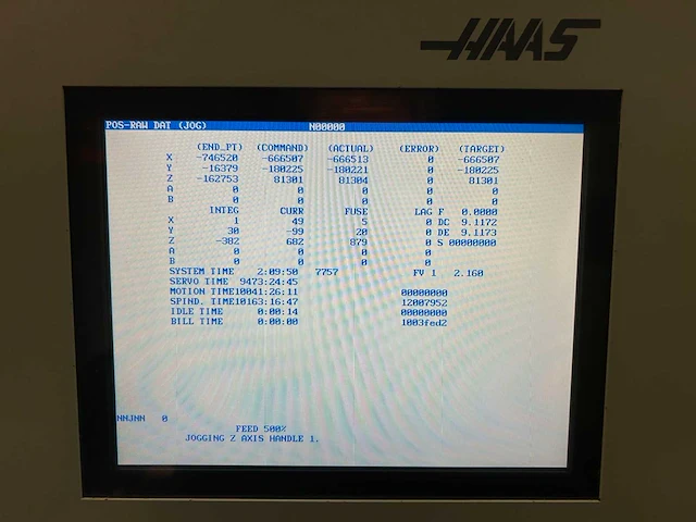 2003 haas super minimill cnc-bewerkingscentrum - afbeelding 15 van  19