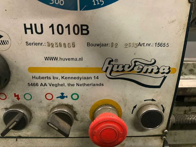 2003 huvema hu1010b draaibank - afbeelding 11 van  19