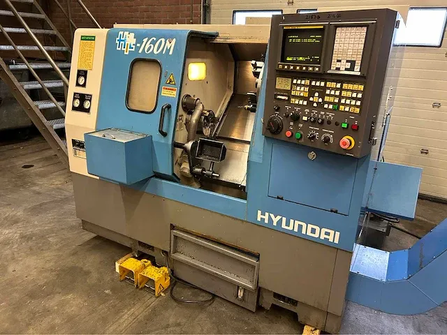 2003 hyundai hit-160m cnc draaibank - afbeelding 6 van  12