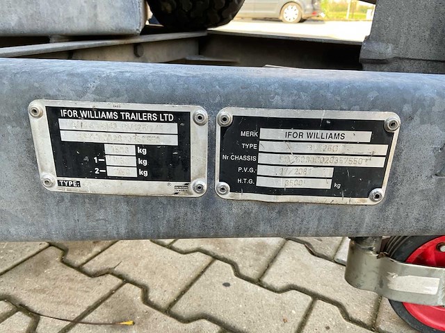 2003 ifor williams trailers bv126g gesloten aanhangwagen - afbeelding 16 van  23