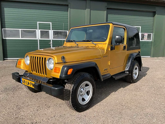 2003 jeep wrangler 2.4i hardtop personenauto - afbeelding 1 van  34