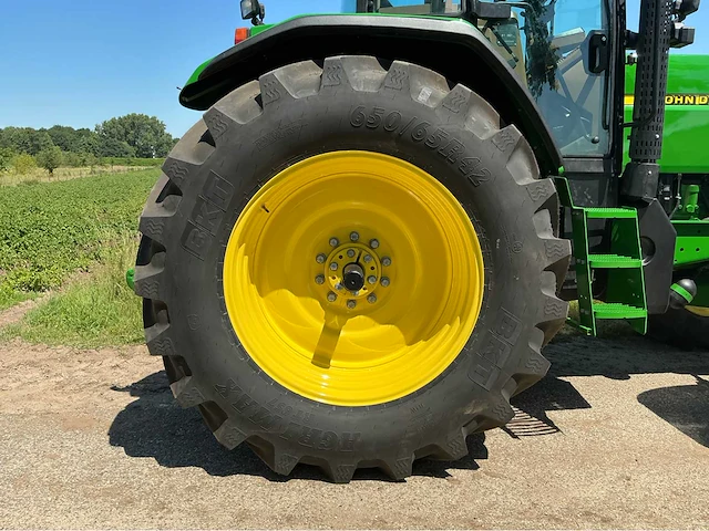 2003 john deere 7710 vierwielaangedreven landbouwtractor gerestaureerd - afbeelding 3 van  56