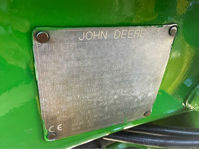 2003 john deere 7710 vierwielaangedreven landbouwtractor gerestaureerd - afbeelding 51 van  56