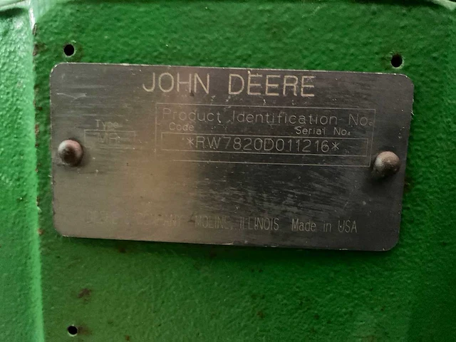 2003 john deere 7820 vierwielaangedreven landbouwtractor - afbeelding 21 van  29