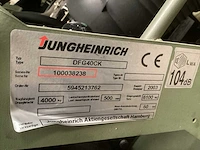 2003 jungheinrich dfg40ck vorkheftruck - afbeelding 10 van  18