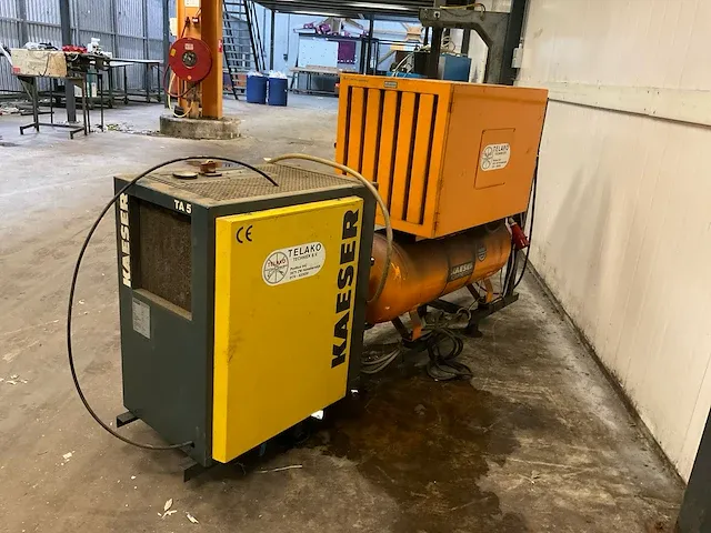 2003 kaeser epc 340-100 zuigercompressor met luchtdroger - afbeelding 7 van  13