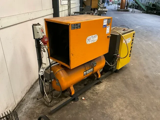 2003 kaeser epc 340-100 zuigercompressor met luchtdroger - afbeelding 8 van  13