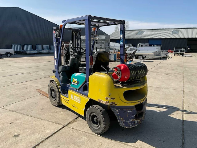 2003 komatsu fg25ht-14 vorkheftruck - afbeelding 9 van  15