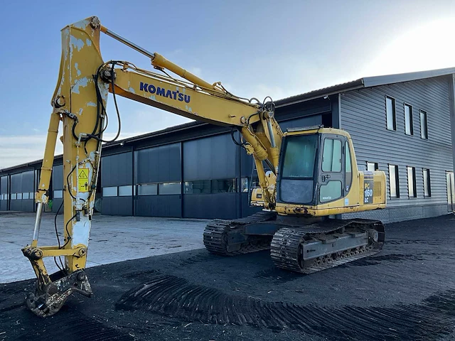 2003 komatsu pc160lc rupsgraafmachine - afbeelding 1 van  38