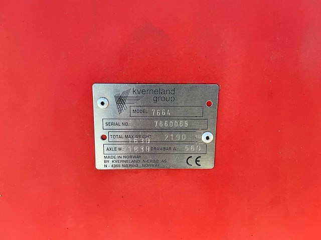 2003 kverneland taarup 7664 balenwikkelaar - afbeelding 22 van  31