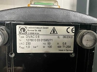 2003 leybold vakuum gmbh divac 0.6 vacuümpomp - afbeelding 5 van  5