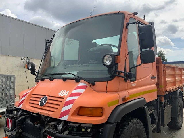 2003 mercedes-benz unimog u300 vrachtwagen 3-zijdige kipper - afbeelding 3 van  45
