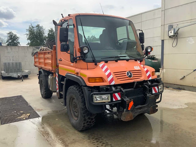 2003 mercedes-benz unimog u300 vrachtwagen 3-zijdige kipper - afbeelding 42 van  45