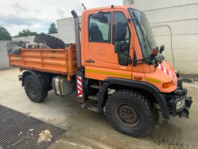 2003 mercedes-benz unimog u300 vrachtwagen 3-zijdige kipper - afbeelding 43 van  45
