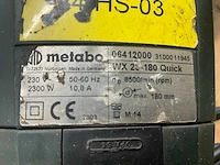 2003 metabo haakse slijpmachine - afbeelding 4 van  4