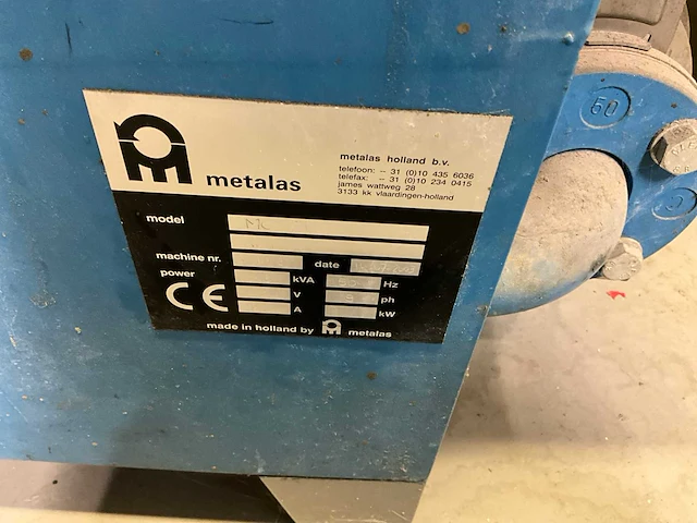 2003 metalas mc75 ontvet en reinegingsmachine - afbeelding 3 van  6