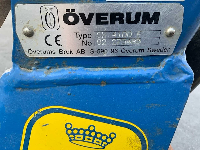 2003 överum cx 4100 f wentelploeg - afbeelding 27 van  27