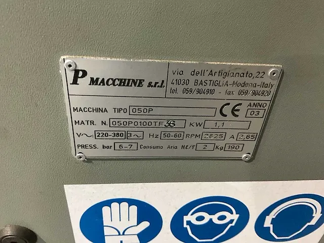 2003 p.macchine 050p freesmachine - afbeelding 2 van  10
